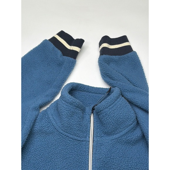 Kari Traa Womens Fleece Jacket Full Zip Blue MidLayer Pocket Size Medium - Picture 8 of 11